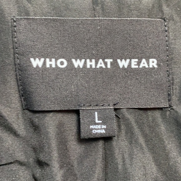 WHO WHAT WEAR Black Tweed Blazer - Picture 4 of 5